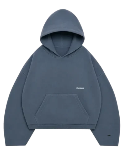Crop Hoodie Storm | Blue